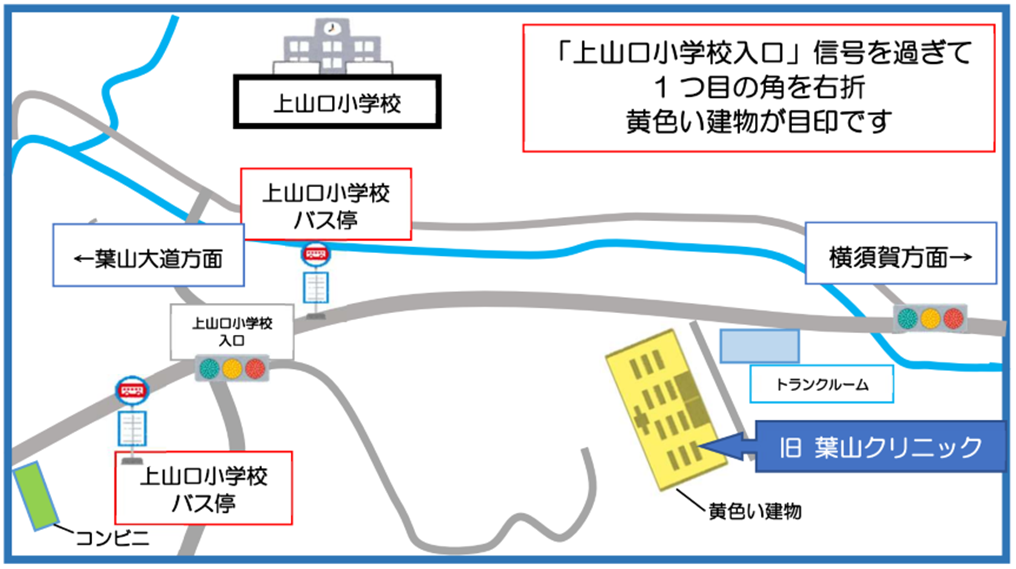 旧葉山クリニック地図