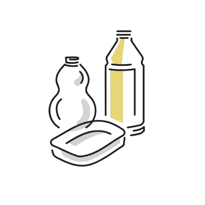 プラスティックゴミイラスト