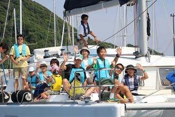 第2回ヨット乗船体験の参加者の写真