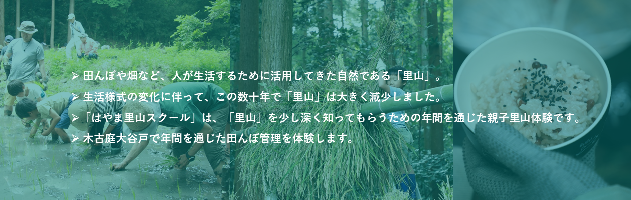 はやま里山スクールの様子