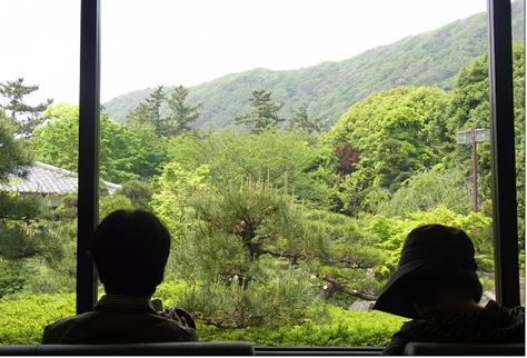 博物館展示室からの景色の写真