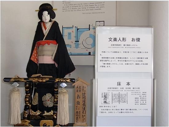 文楽人形の写真