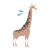 きりんのイラスト