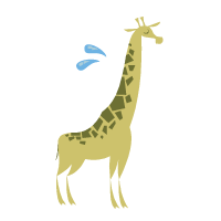 きりんのイラスト