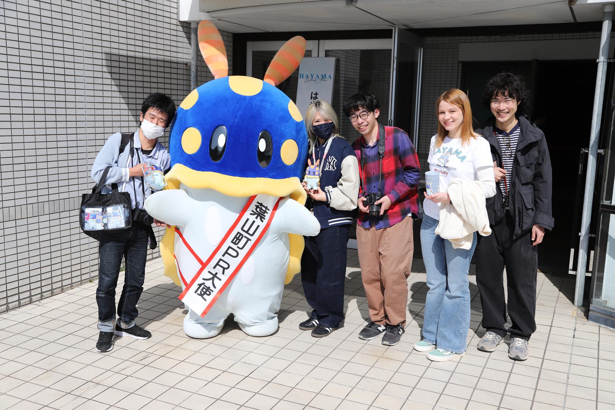 ミューシーと写真撮影