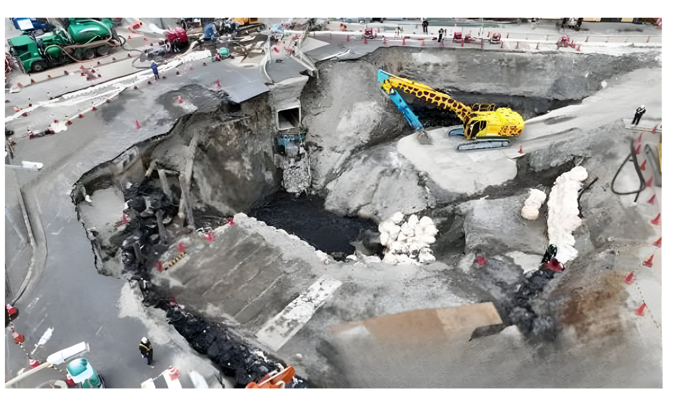 八潮市道路陥没