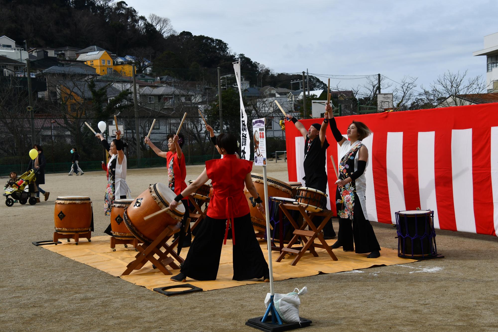 令和２年出初式　葉山御前太鼓