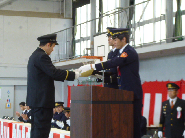 町長表彰　永年勤続消防団員表彰（10年）