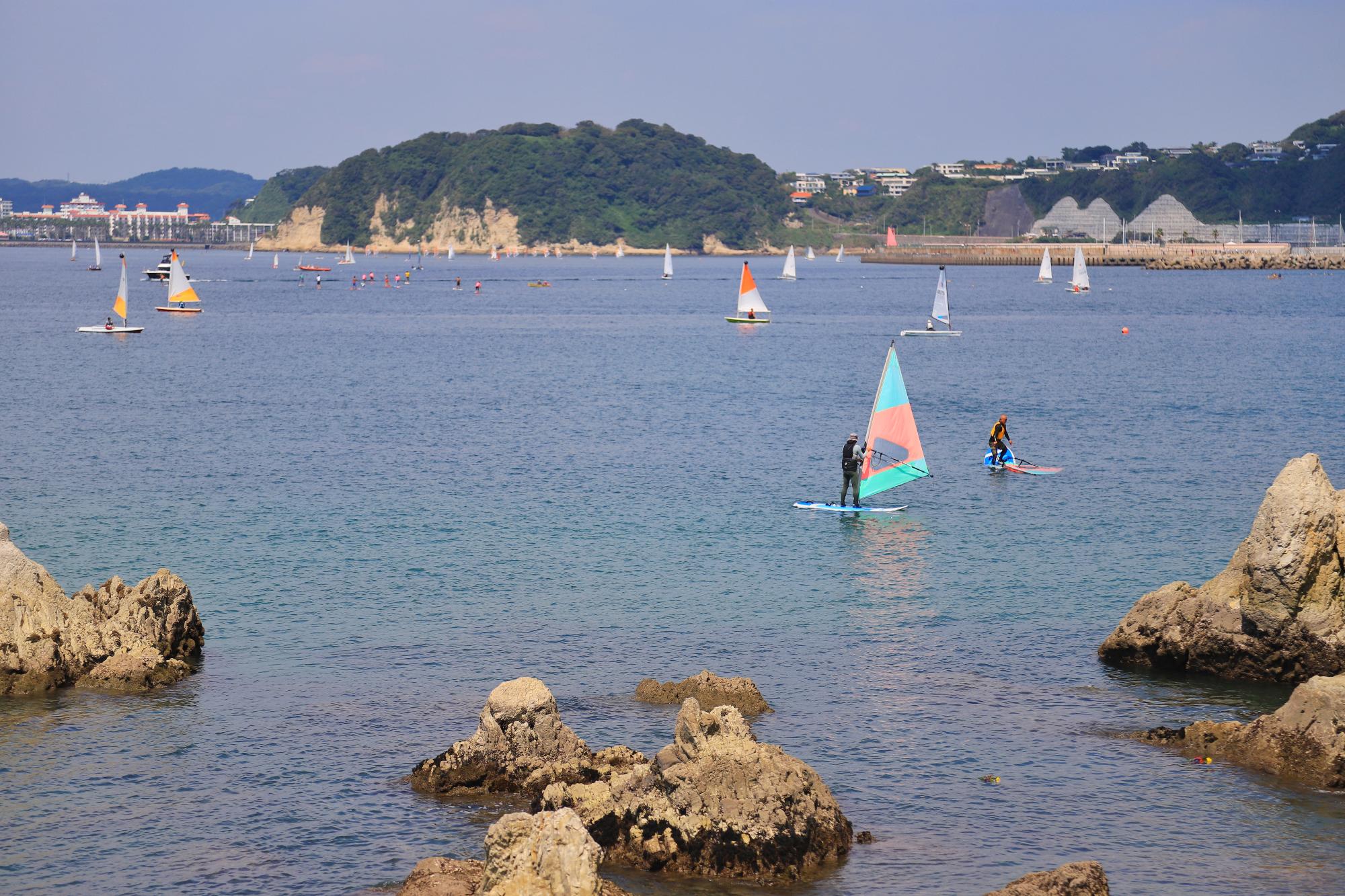 森戸海岸ウィンドサーフィン