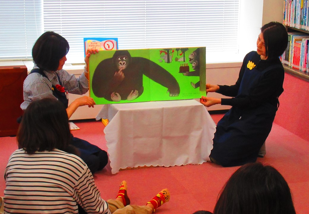 みんなのおはなしかいとおりがみあそび