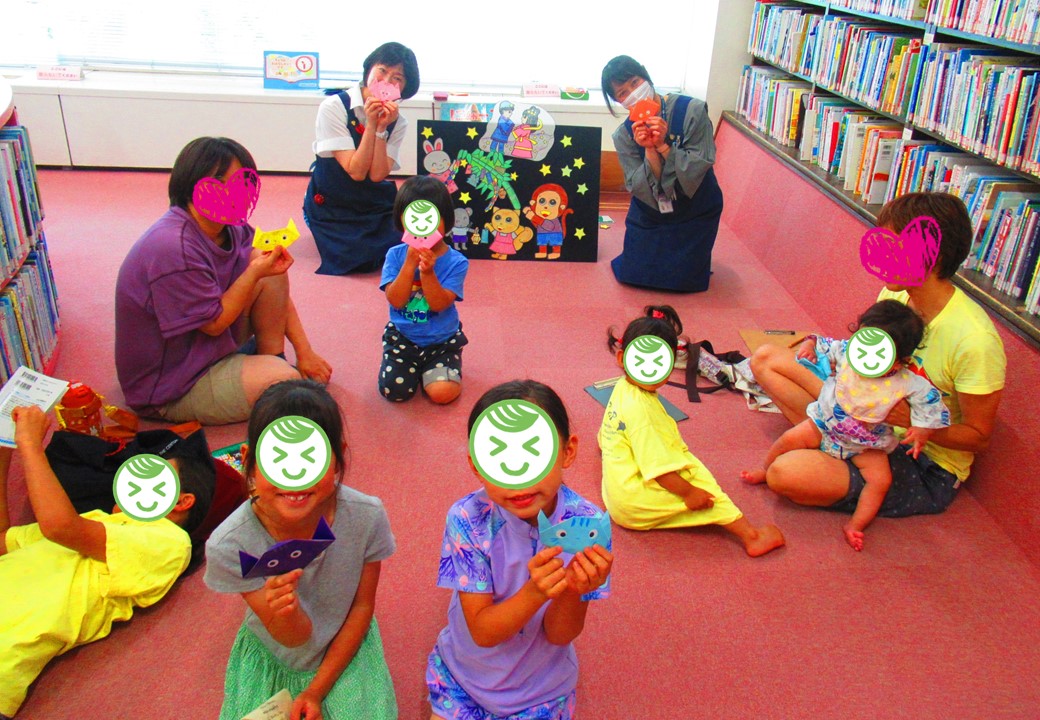 みんなのおはなしかいとおりがみあそび
