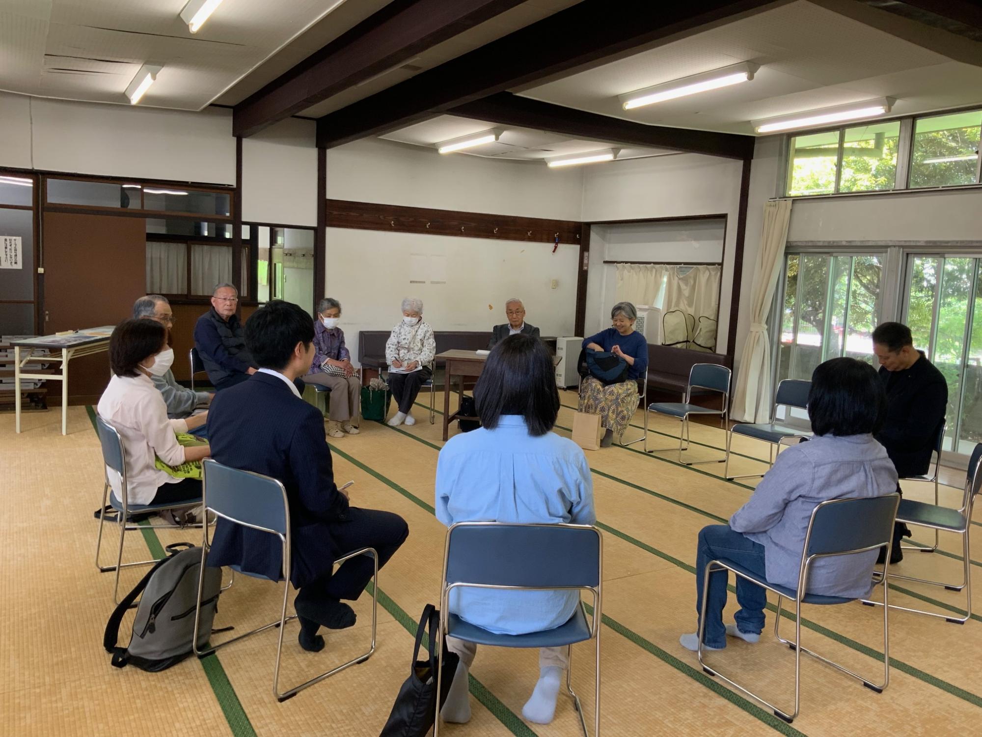 町民との会議（堀内）