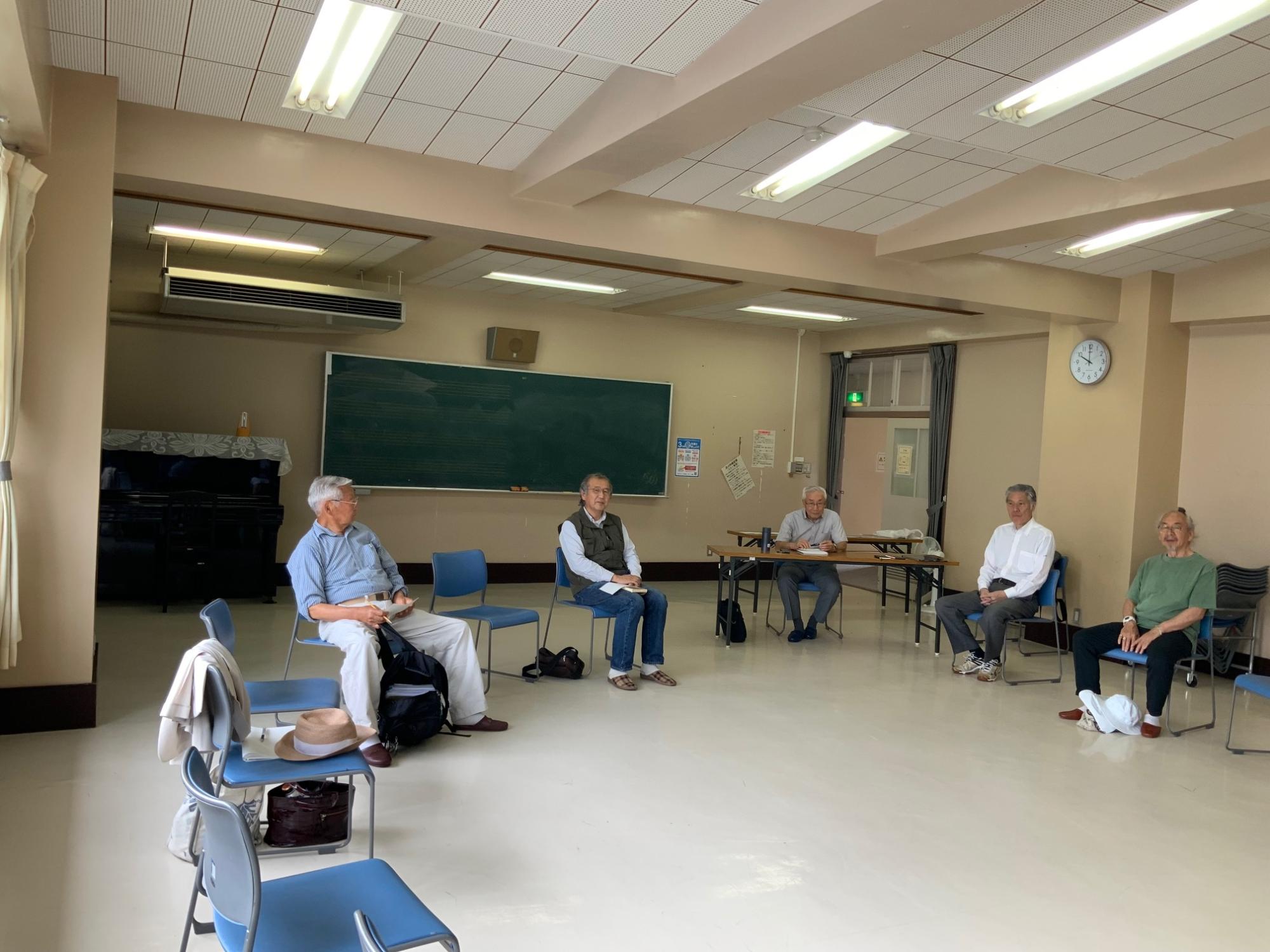 町民との会議（一色）