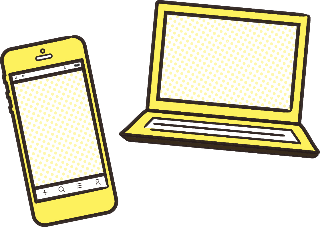 スマホやPCのイラスト